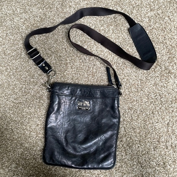 Bags Coach Crossbody Black Leather Purse Poshmark
